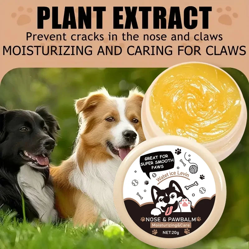 Dog Nose & Paw Balm 20g – Moisturizing Paw Protector Cream for Dogs & Cats | Cracked Paw Repair