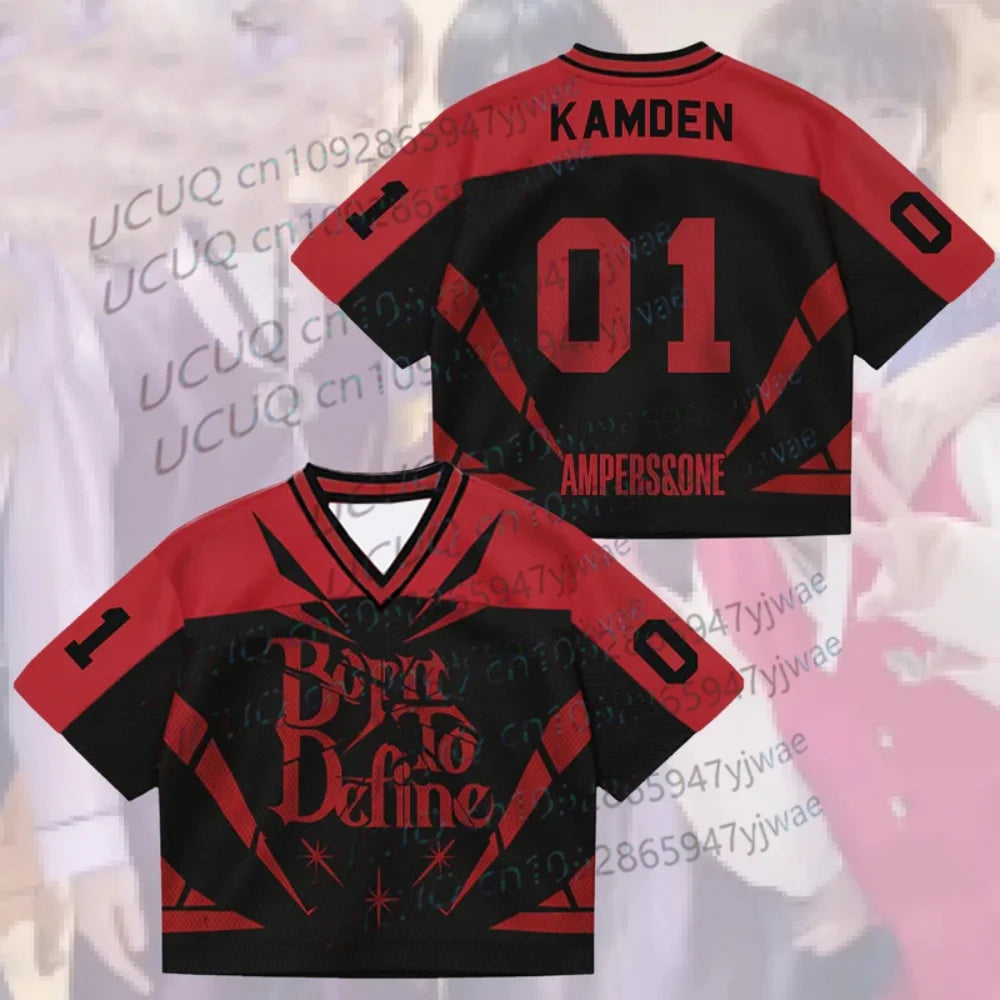 2026 Kpop Fans Ampers&One Born To Define World Tour Jersey Gift For Lovers Plus Size Short Sleeve Tops T-shirt