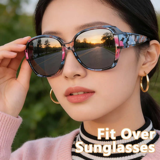 Fit-Over Sunglasses — Wrap-Around UV400 for Prescription Glasses
