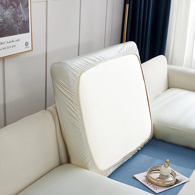 Waterproof PU Leather Sofa Seat Cushion Cover For Living Room Furniture Protector L Shape Corner Armchair Couch Slipcovers