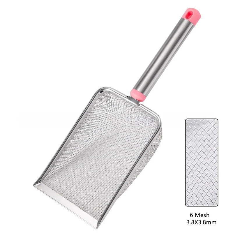 Fine Mesh Non-Stick Litter Scoop - Stainless Steel Sifter – photo 7