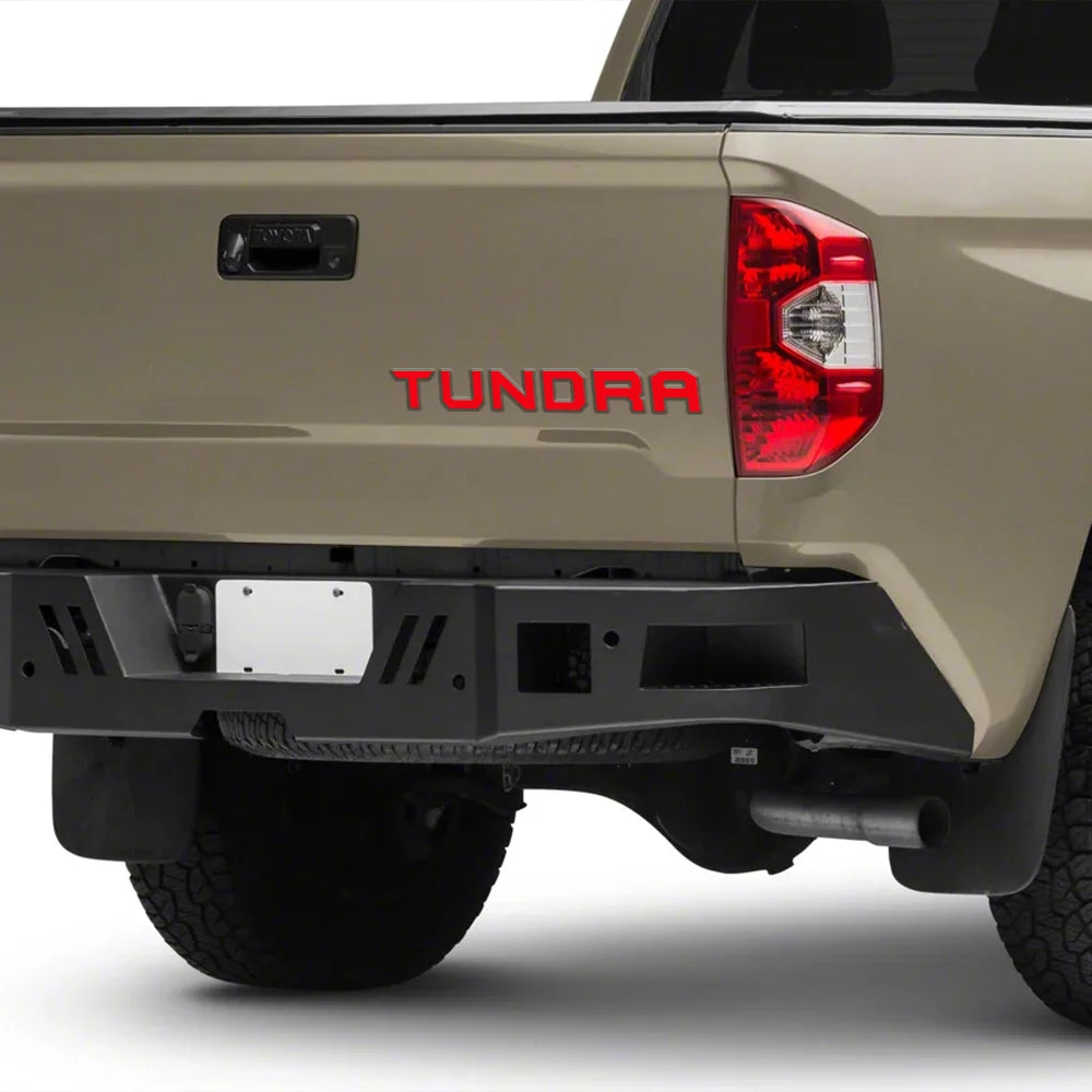 Pickup Tailgate Insert Indent Stickers For Toyota Tundra 2014-2019  Car Decor Decals Vinyl Letter Cover Auto Tuning Accessories