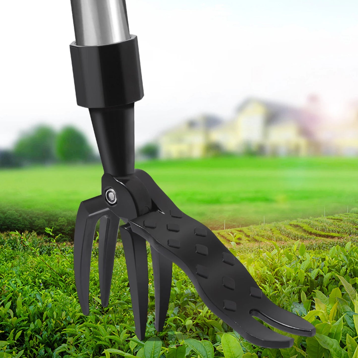 4 Claw Heavy Duty Stand Up Weeds Pullers Multi-Purpose Weeding Tool For Courtyard Gardening Tools