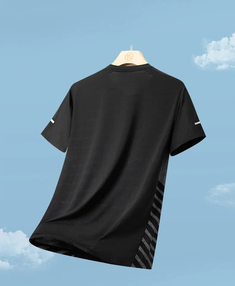 Men's quick-dry reflective running t-shirt — view 16 of 20