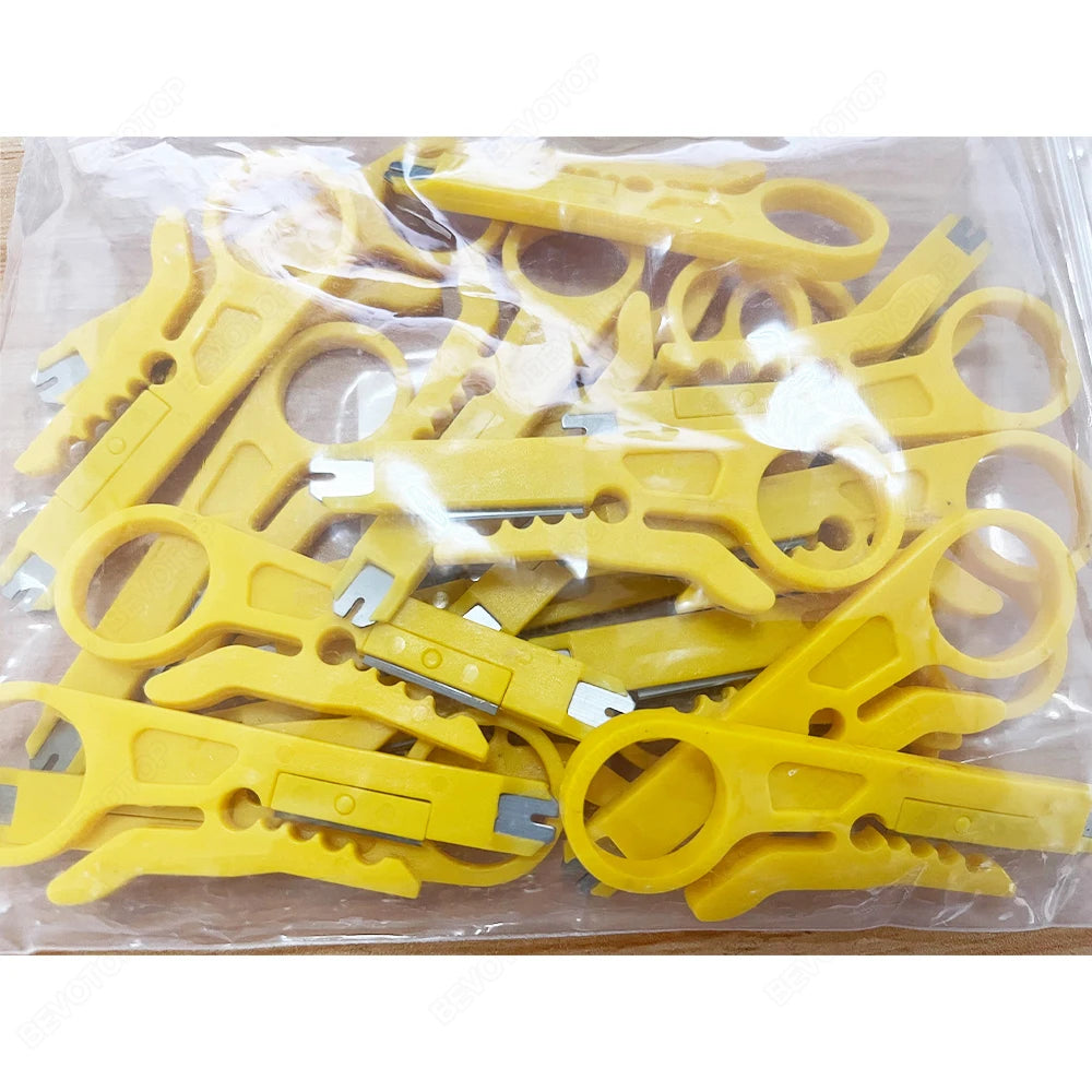 BEVOTOP Adjustable Rotary Coaxial Cable Cutter Stripper Lead Sky TV Network Wire Disassembly Maintenance Tool for Home Tool RG58