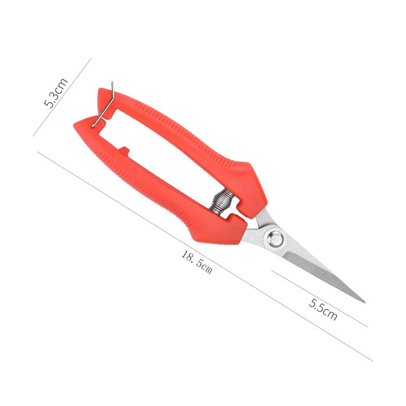 Pruning Shears Grape Scissors Garden Tool Vegetable Patch Bonsai Professional  Stainless Steel Fruit Picking With Lock New