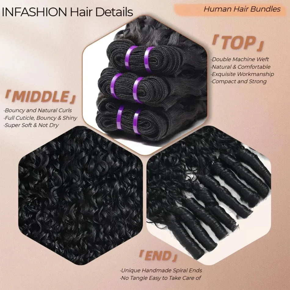 Burmese Curly Human Hair Bundles Human Hair Quality Brazilian Hair Extensions Deep Wave Hair Weave Bundles Raw Hair Bundles