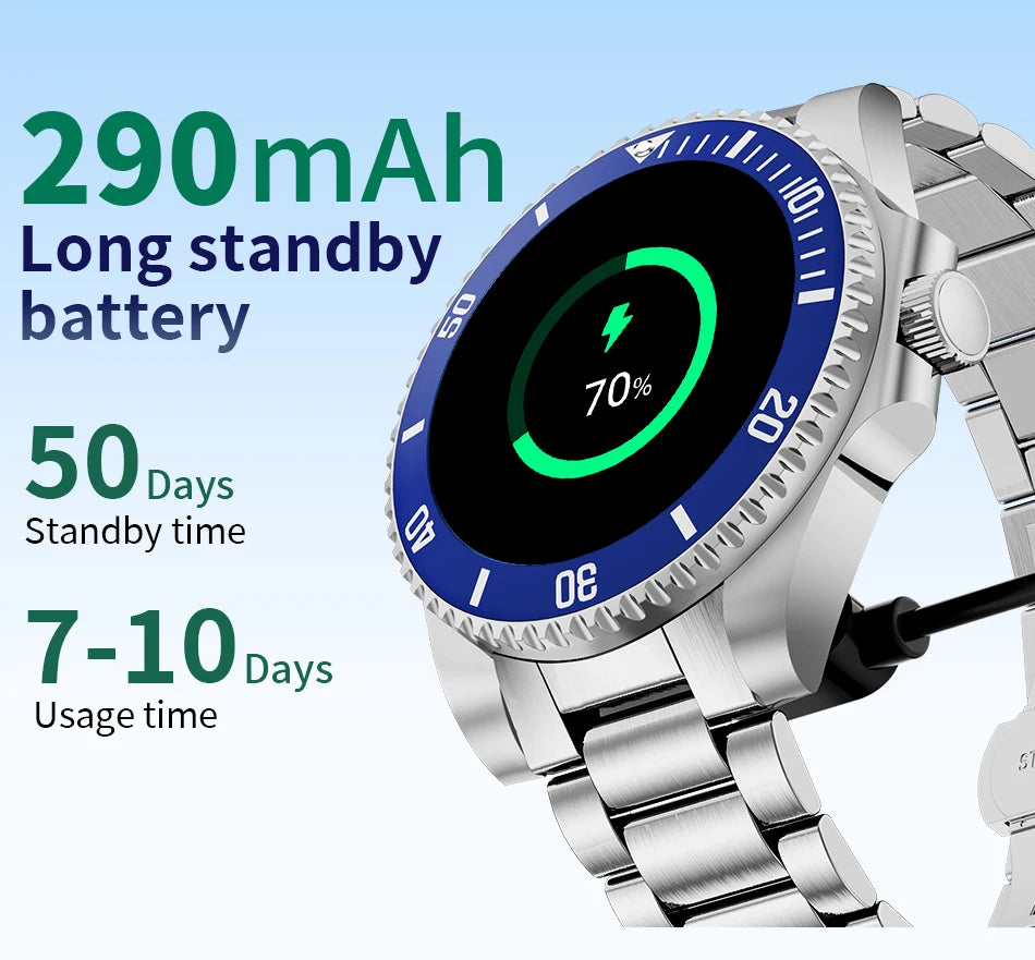 LIGE 2026 Luxury Smart Watch – Bluetooth Call, Health Monitoring & Multi-Sport | Men & Women Gift