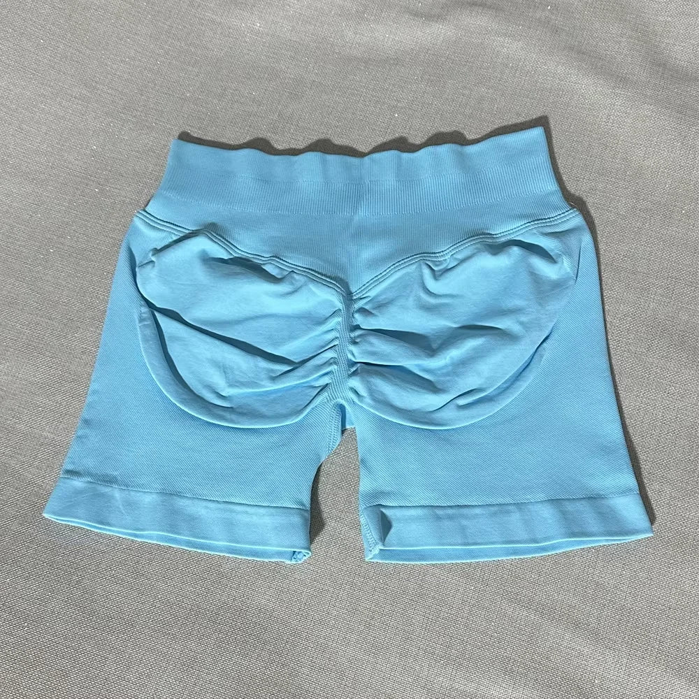 Impacts Shorts Set Workout Scrunch Shorts Sets Halter Sports Fitness Clothes Gym Suit Scrunch Shorts