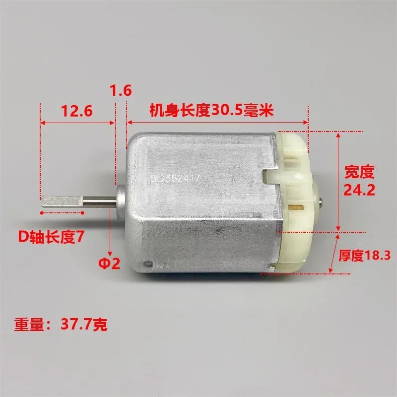 MABUCHI FC-280PD-16200  Mini 24mm 280 Electric Motor DC 12V Engine D-Shaft For Car Door Lock Rearview Folding Mirror Actuator