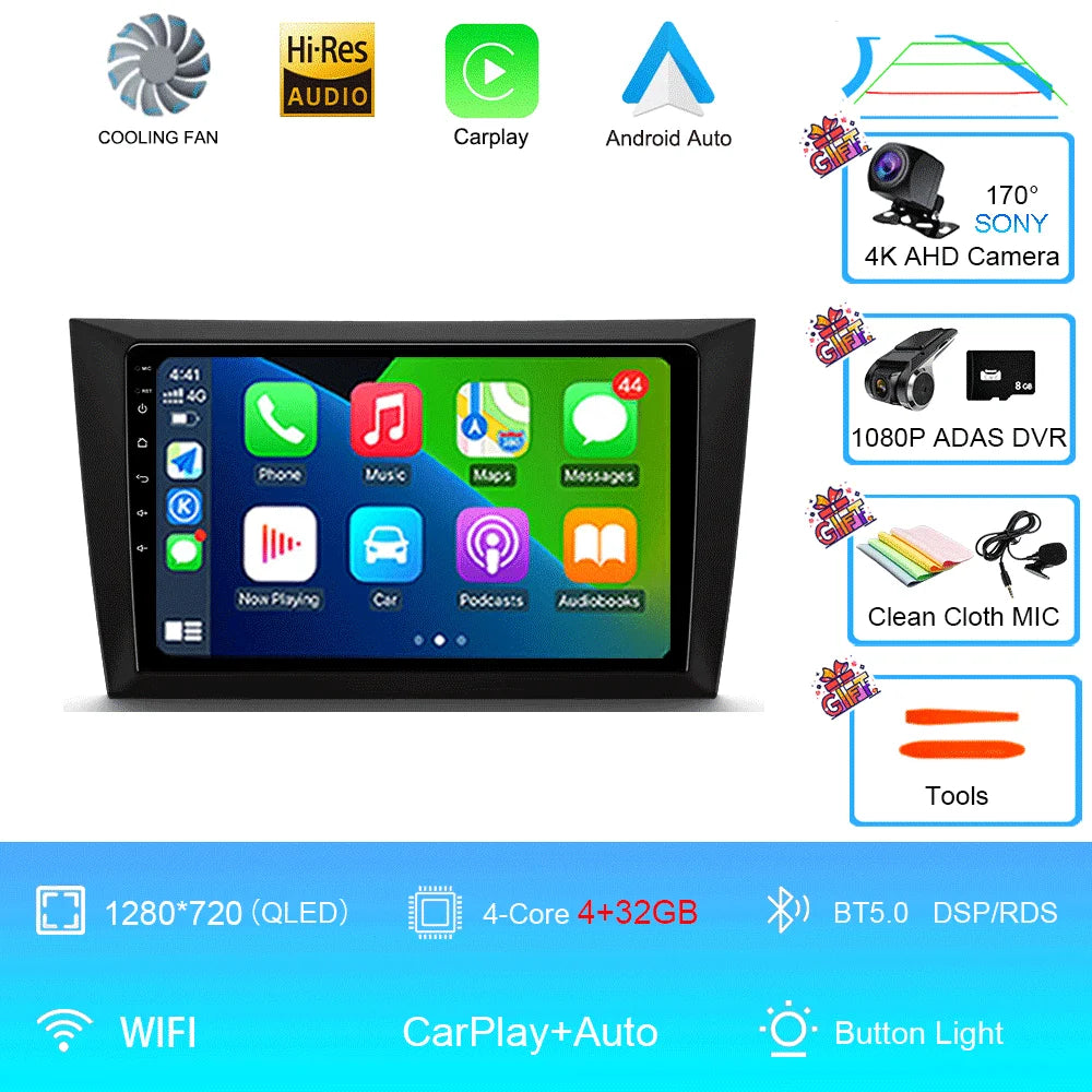 Car Stereo with Apple CarPlay & Android Auto, Compatible with VW Golf 6 MK6 & GTI