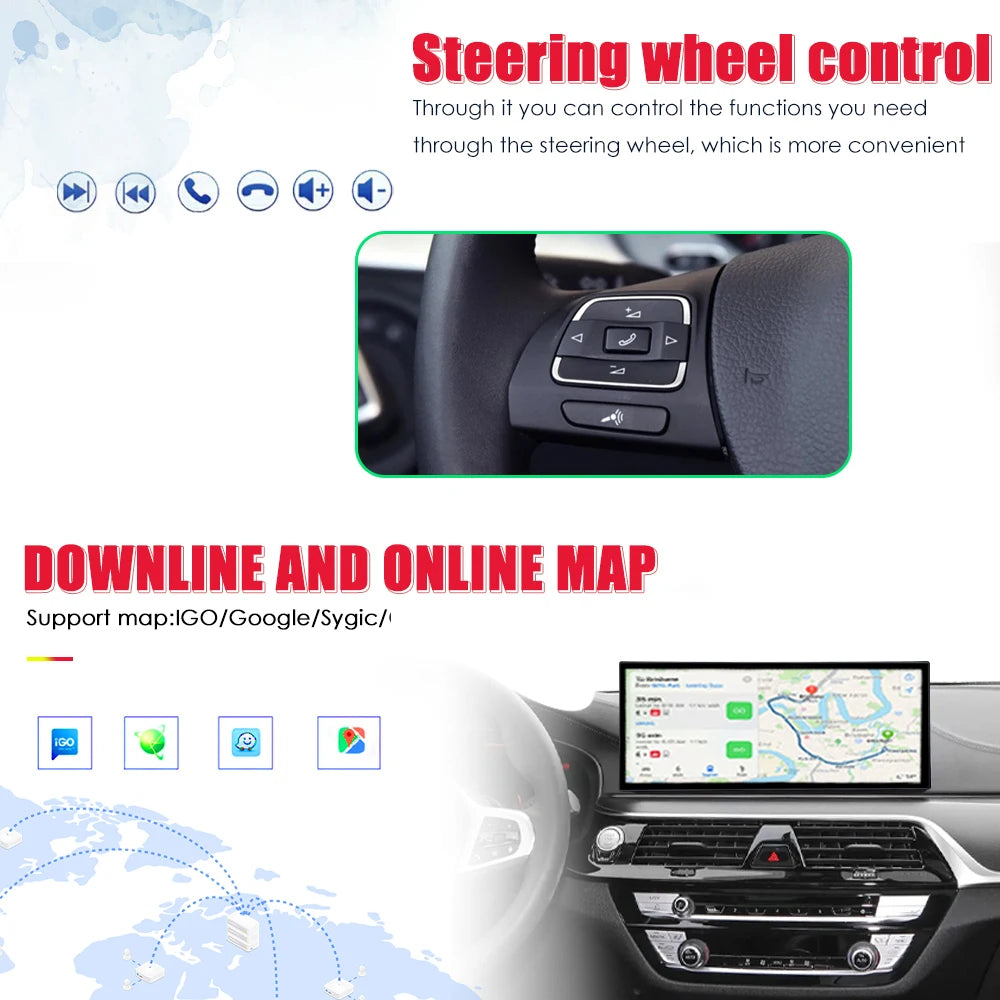 9" Android Car Stereo for Audi A6 C7 & A7 (2012–2018) — CarPlay, Android Auto, GPS, Bluetooth, WiFi