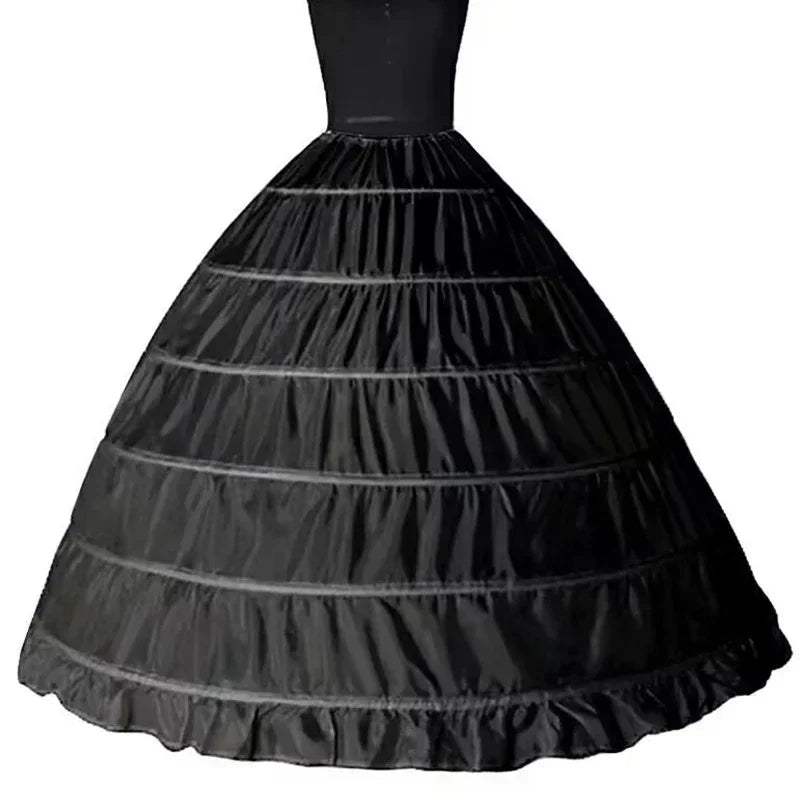 Women Girls Lolita Hollow Lotus Leaf Lace Bird Cage Fish Bone Skirt Cosplay Dress Skirt Petticoat Bride Wedding Dress Lining