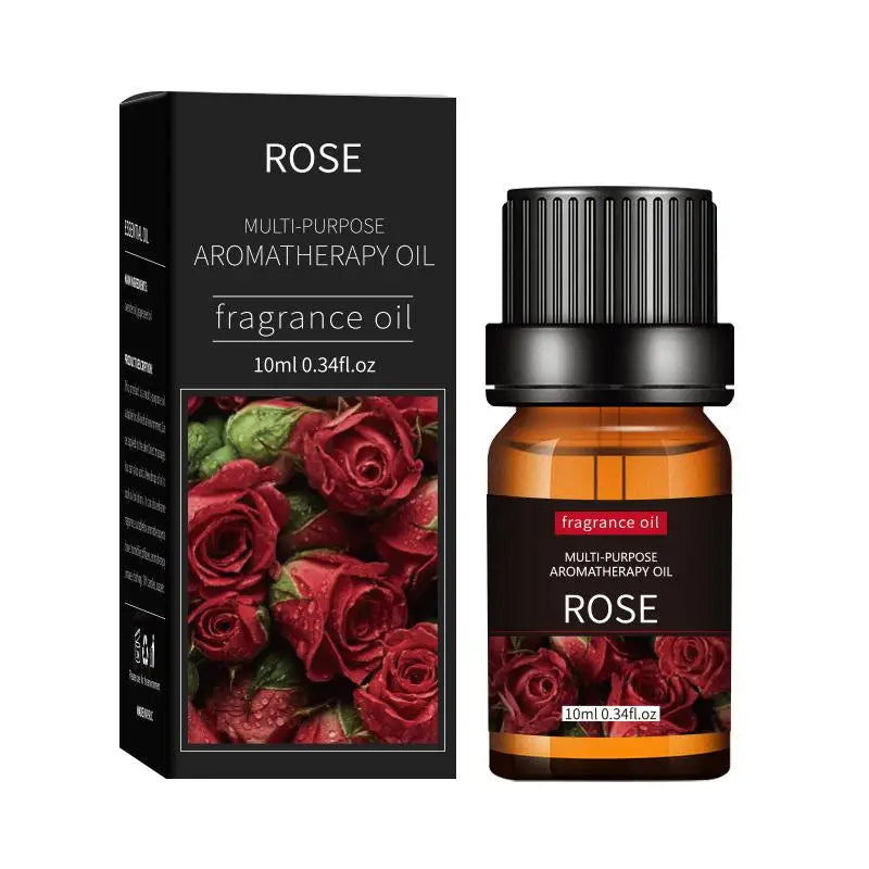 20Flavors 10ml Essential Oils For Aroma Diffuser Air Humidifier Lavender Rose Eucalyptus Sandalwood Air Freshening Aromatherapy
