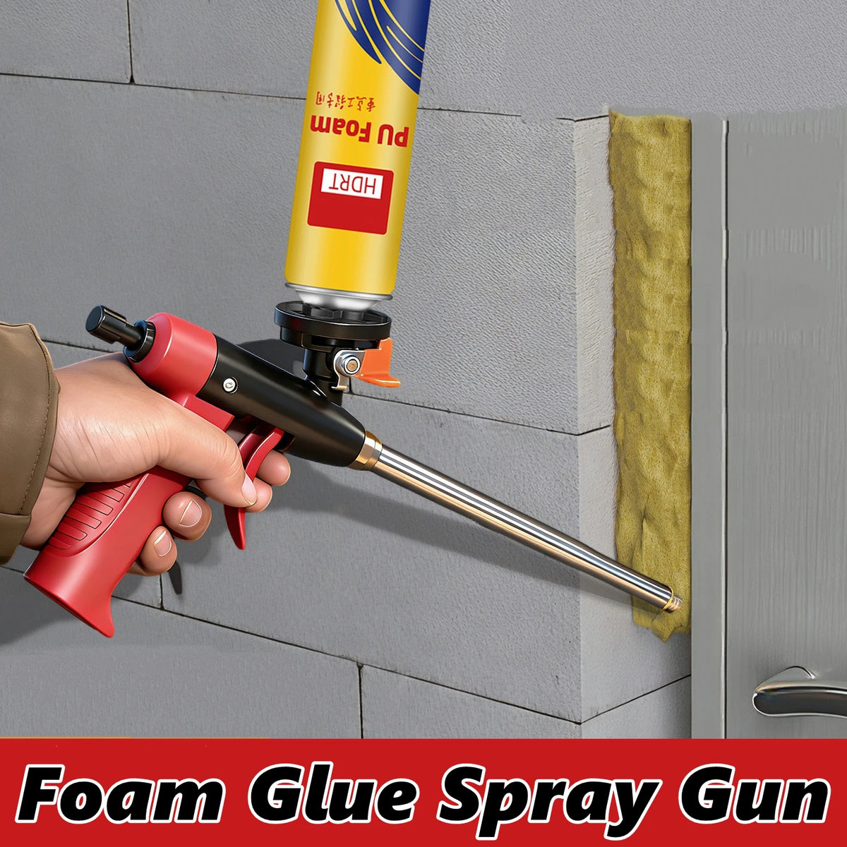 Foam Glue Spray Gun PU Spray Foam Gun Sealant Application Gun Spray Insulation Expanding Foam Gun Applicator Caulking Tool