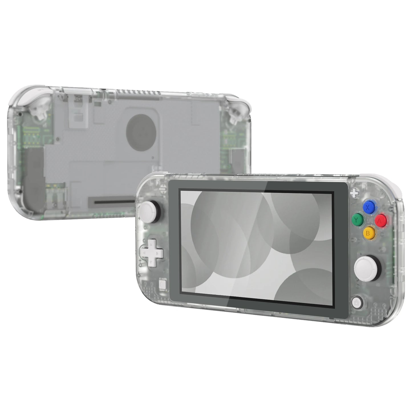 eXtremeRate Replacement Handheld Controller Housing Custom Shell with Screen Protector & ABXY Buttons for Nintendo Switch Lite