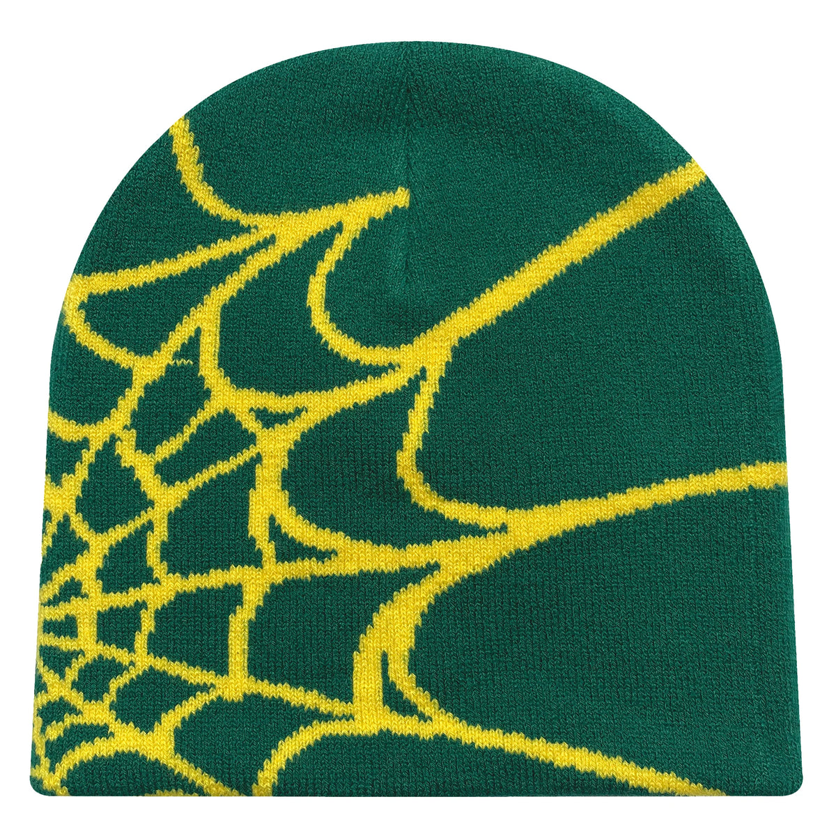 Spider Web Knit Beanie, Unisex Y2K Hat