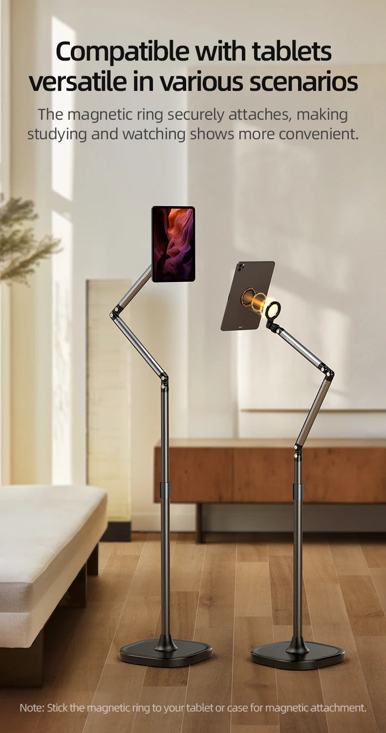 Original Telesin P3-DS-01 P3-FS-01 Adjustable Desktop Stand For Phone And Camera With Flexible Arm And Stable Base Design