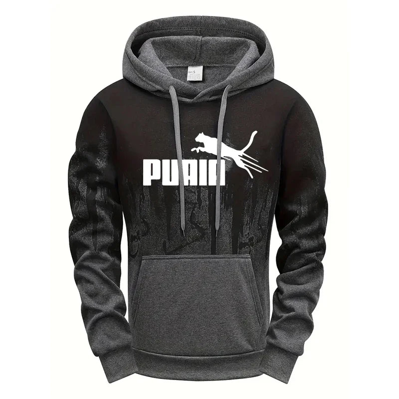 Hooded Sweatshirt and Sweatpants Outdoor Sports Jogger Suit Men's Set/Hoodie/Pants Autumn Winter Daily Casual Fashion Sportswear