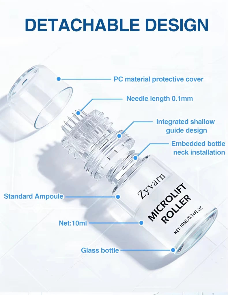 Micro Infusion Serum Kit 0.25mm Needle At Home Facial Beauty Tool Radiant Smooth Revitalizing Skin Care