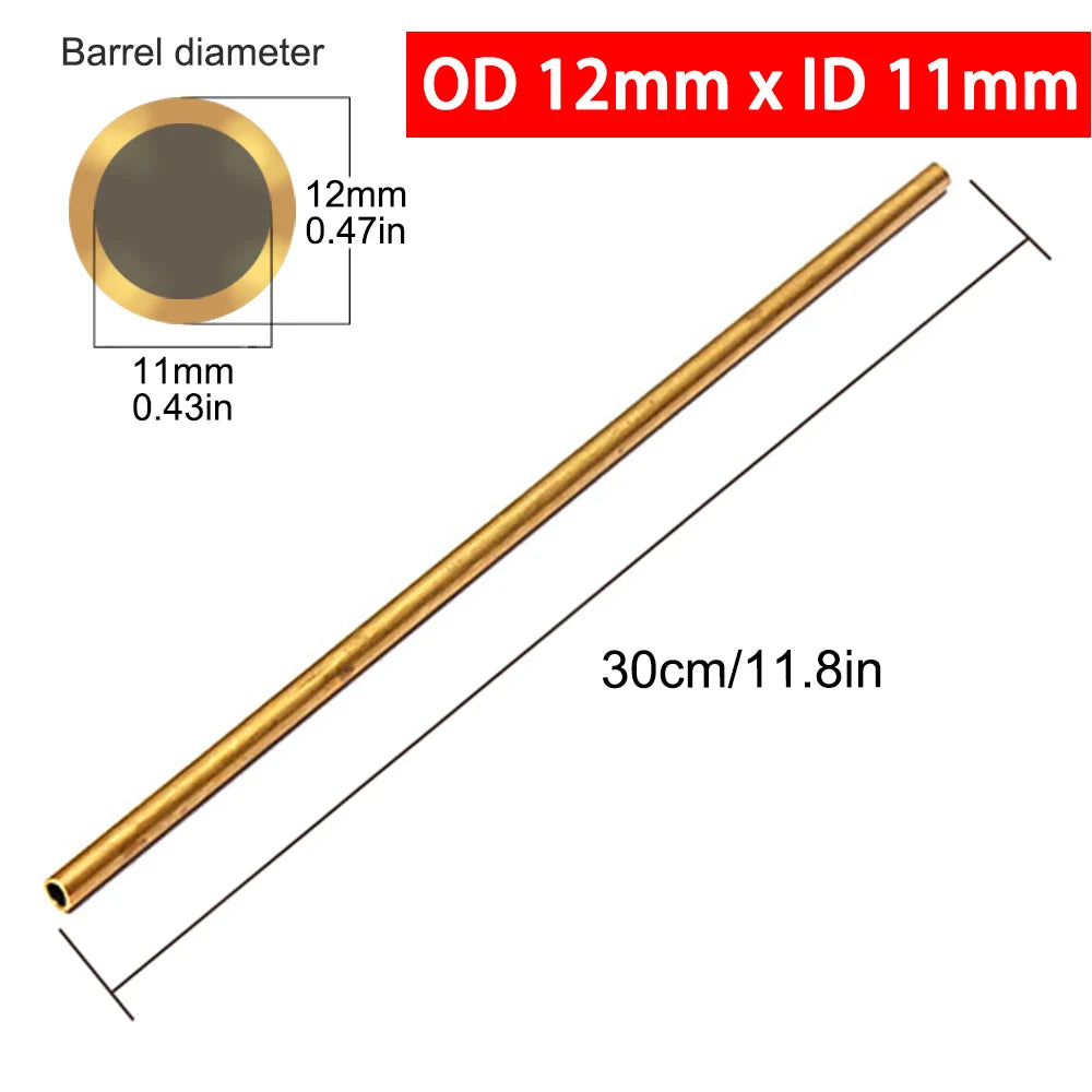 Brass Tubes Diameter 2/3/4/5/6/7/8/9/10/11/12/13/14/15mm Length 300mm 0.5mm Brass Rod Pipe Brass Tube Modelmaking Cutting Tool