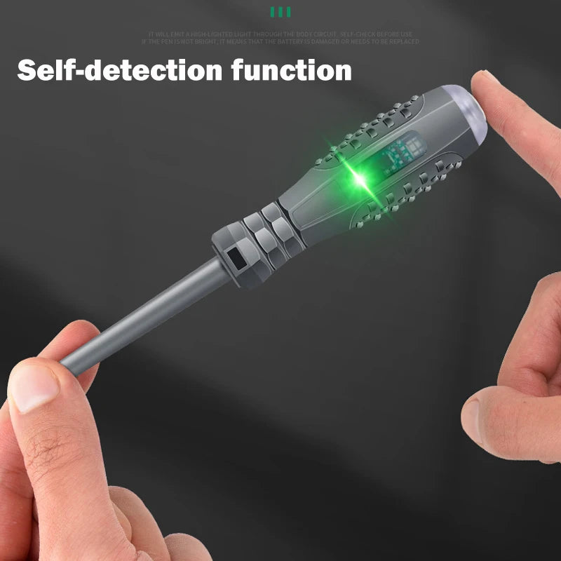 Electric Pen Slotting Phillips Screwdriver Neon Bubble Indication Power Test Tool Insulated Electrical Tools Voltage Tester
