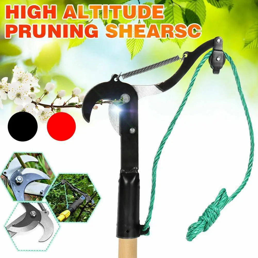 Telescopic High-Branch Pruning Scissors – Labor-Saving Fruit Picker & Shoot Trimmer for Trees