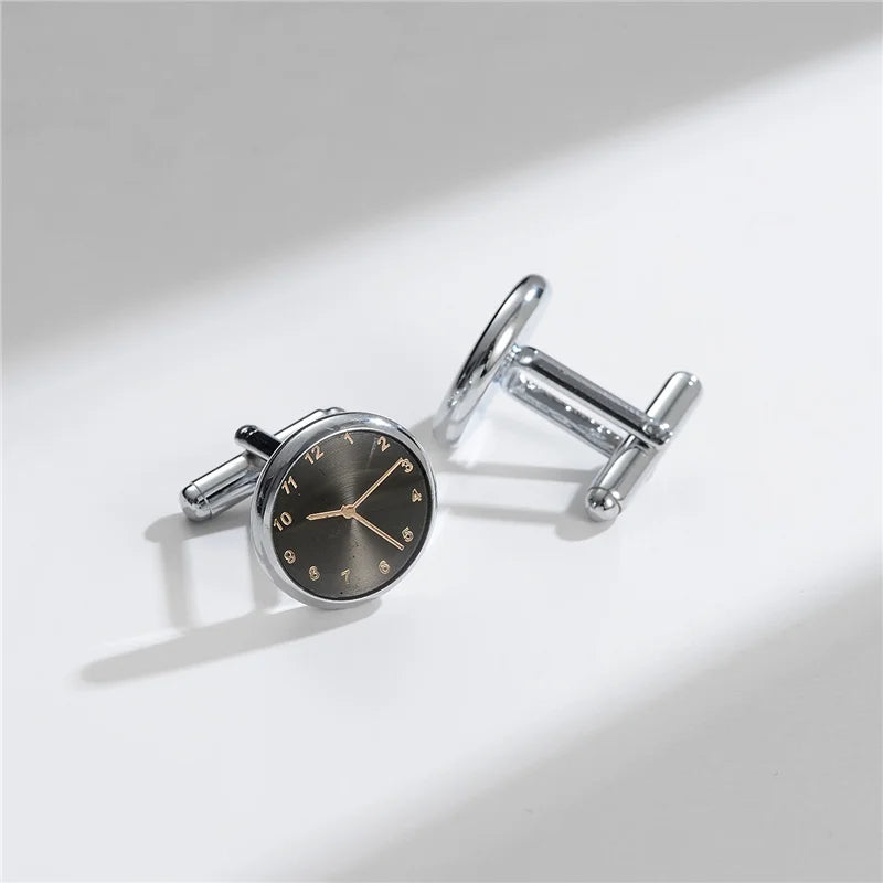 Man Shirt Cufflinks Copper Cufflinks For Mens Luxury Wedding Guests Gifts Round Square Fashion Jewelry Men Cuffs Links Tie Clip