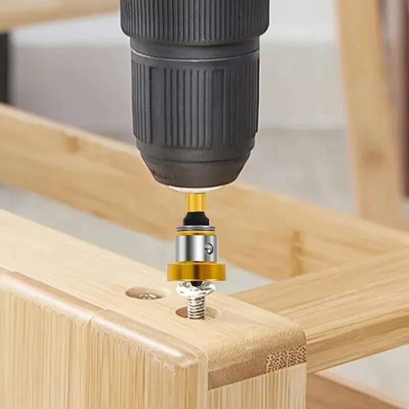 Positioning Screwdriver Bits Steel Magnetic Batch Head For Plasterboard Drywall Locating Batch Head Screws Setter Drilling Tool