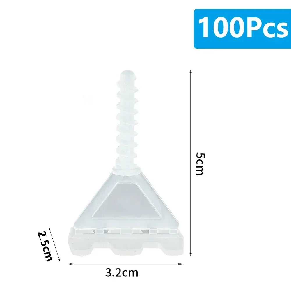 Tile Leveling System 600 Pc, Spiral Clips Spacers & Wedges