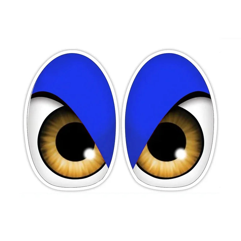 FUYOOHI Personality Cartoon Bird Red Eyes Anime Funny Car Stickers Bumper Trunk Truck Graphics JDM Vinyl Car Wrap Decal