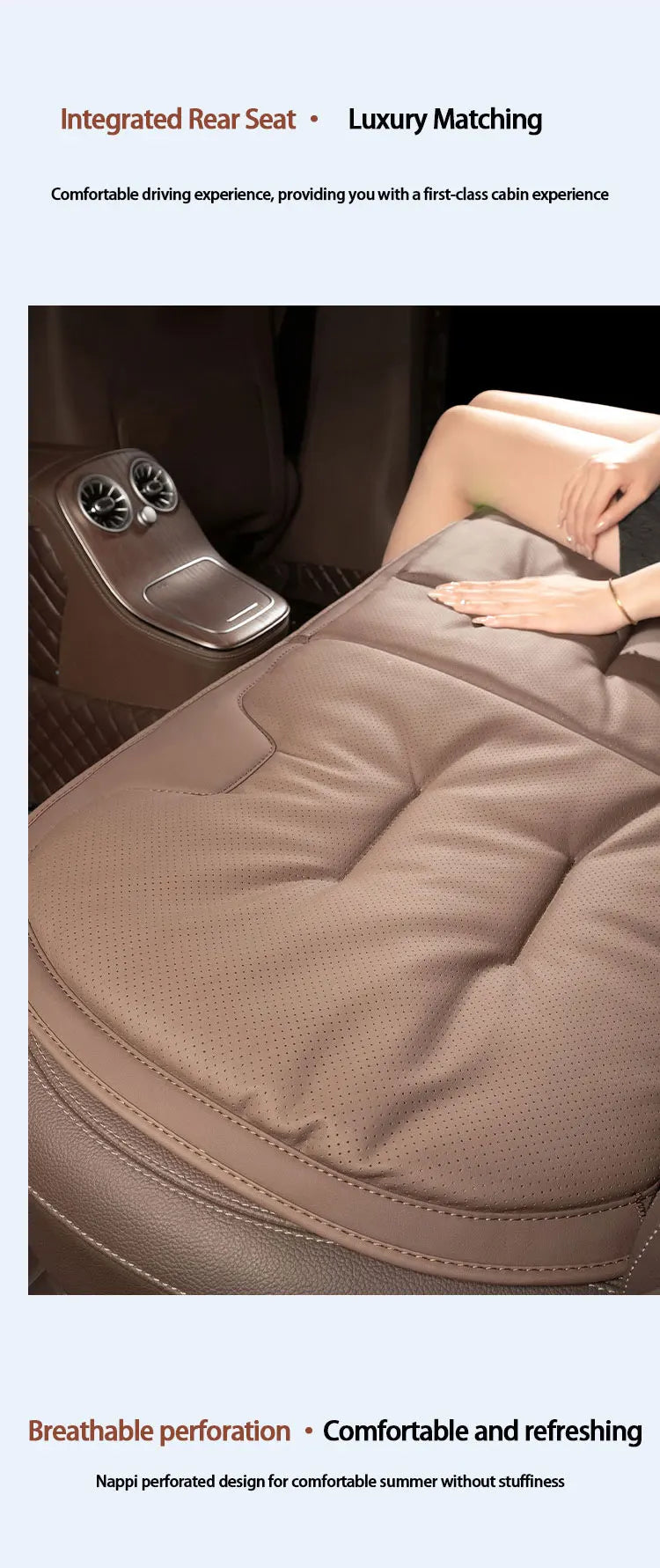 Universal Car Seat Cover – Leather Waist Cushion & Seat Protection Pad for All Seasons
