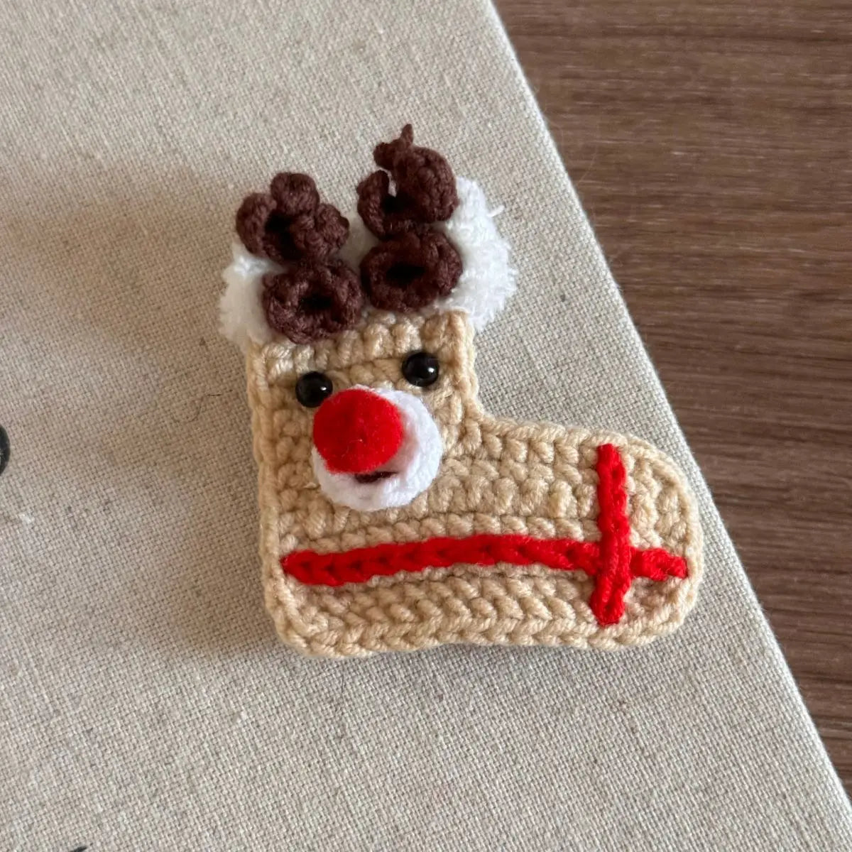 2025 Cute Crochet Hair Bow Christmas Hair Clips Knitted Hair Pins Santa Hairpins Duckbill Clip Barrettes Girls Hair Accessories