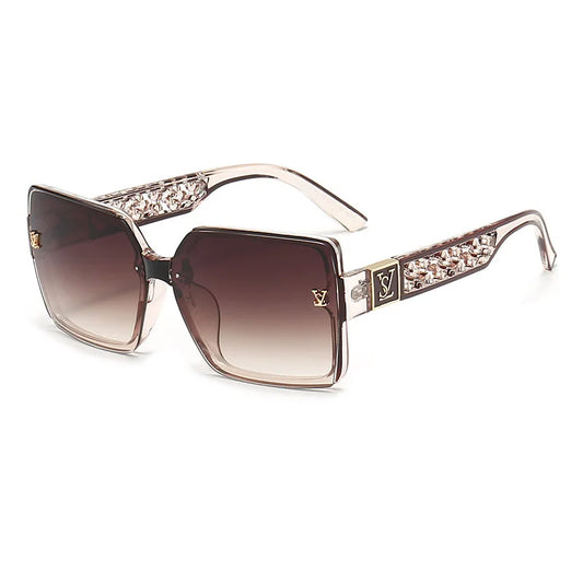 Oversized Square Sunglasses — Unisex UV400 Statement Shades