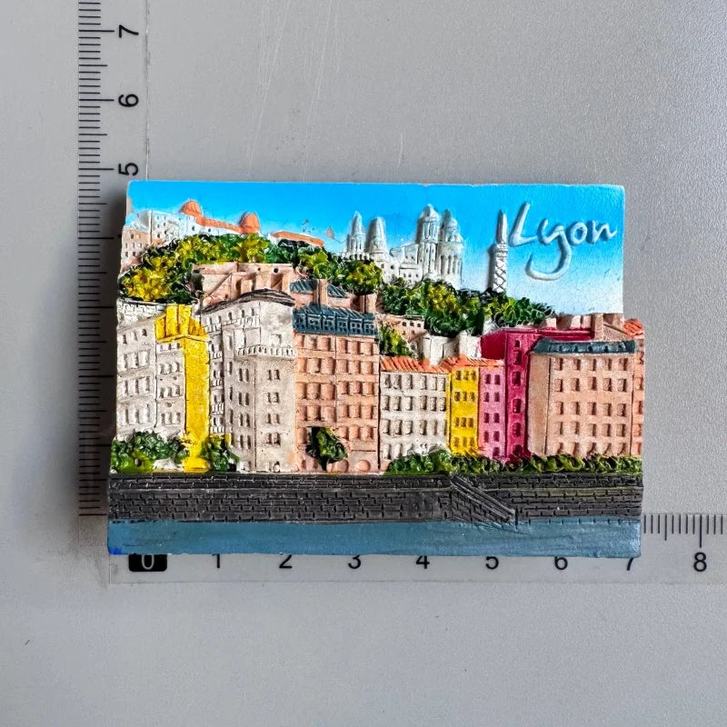France  Paris Fridge Magnet Souvenir Carcassonne Cannes Imanes Para Riviera Arch of Triumph NICE Magnetic Stickers Home Decor