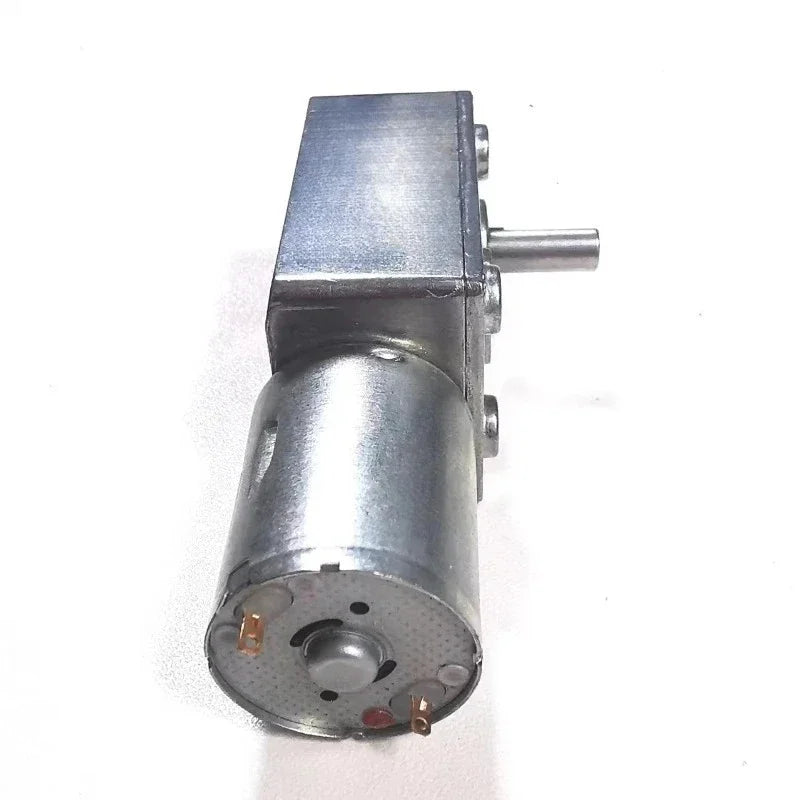1pcs 370 Reversible High Torque Worm Geared Motor DC 12V Reduction Motor CW/CCW Electric Accessories 6rpm-210rpm