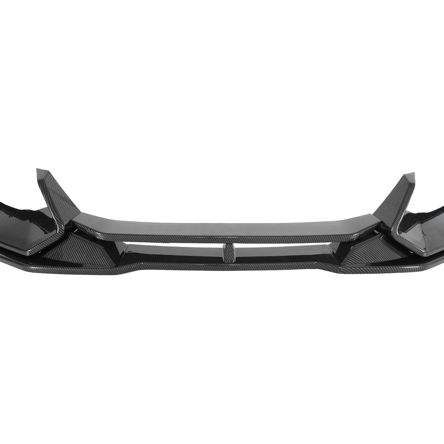 For Kia Stinger 2026-2026 A Set Of Front Bumper Lip Ad Style Car Accessories Carbon Fiber Painted Glossy Black Body Kit
