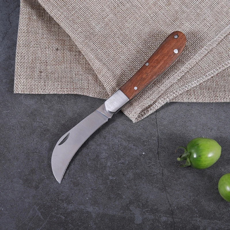 Folding Grafting Scissors Gardening Tool Stainless Steel Grafting Knife Hand Tool Outdoor Multi-functional Cutting Trim Supplies