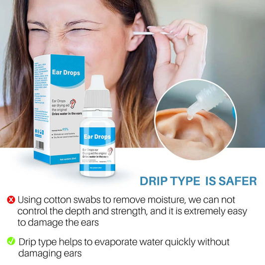 Ear Wax Removal Drops Organic Ear Drops For Ear Infect Adult Ear Aches Drops Earache Drops For Clogged Ears Fast Natural