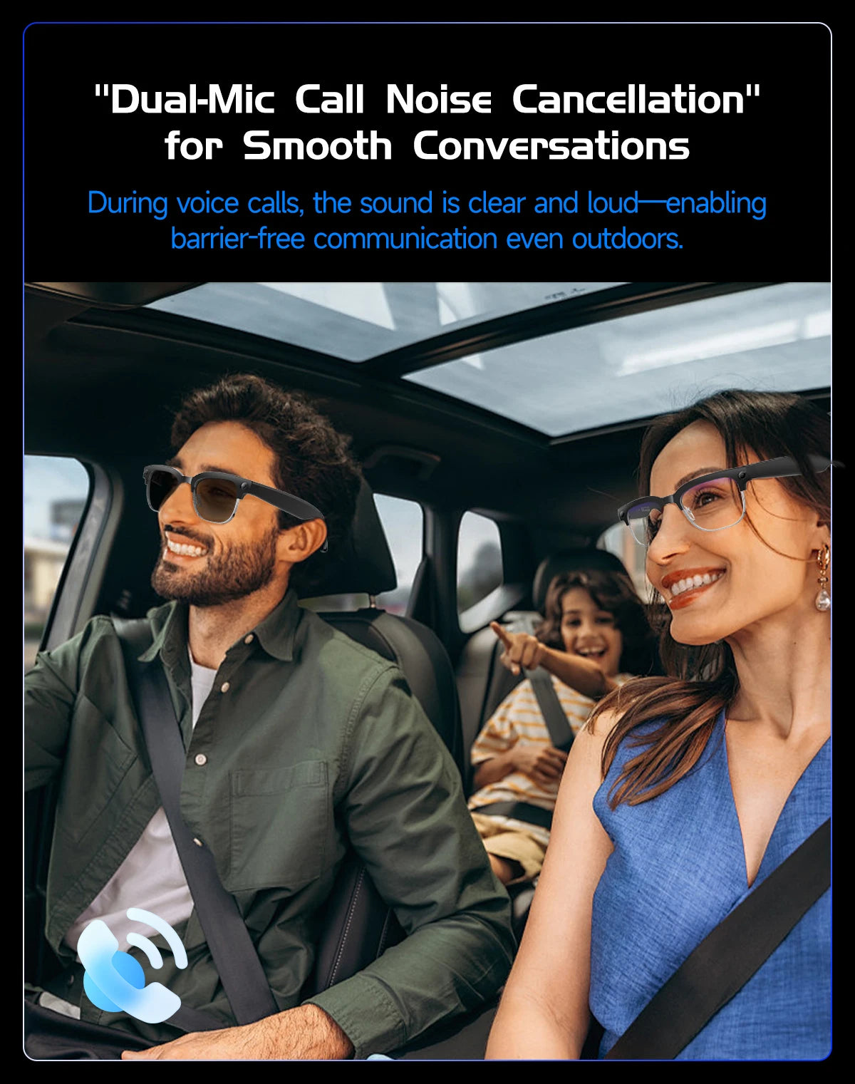 GUHUAVMI W630 AI Smart Glasses – 800MP Dual Camera, 4K Video, BT 5.3, AI ChatGPT, Voice Translation & Blue Light Blocking