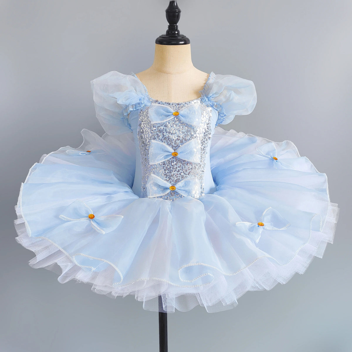 Girls multi-layer tulle ballet tutu dress