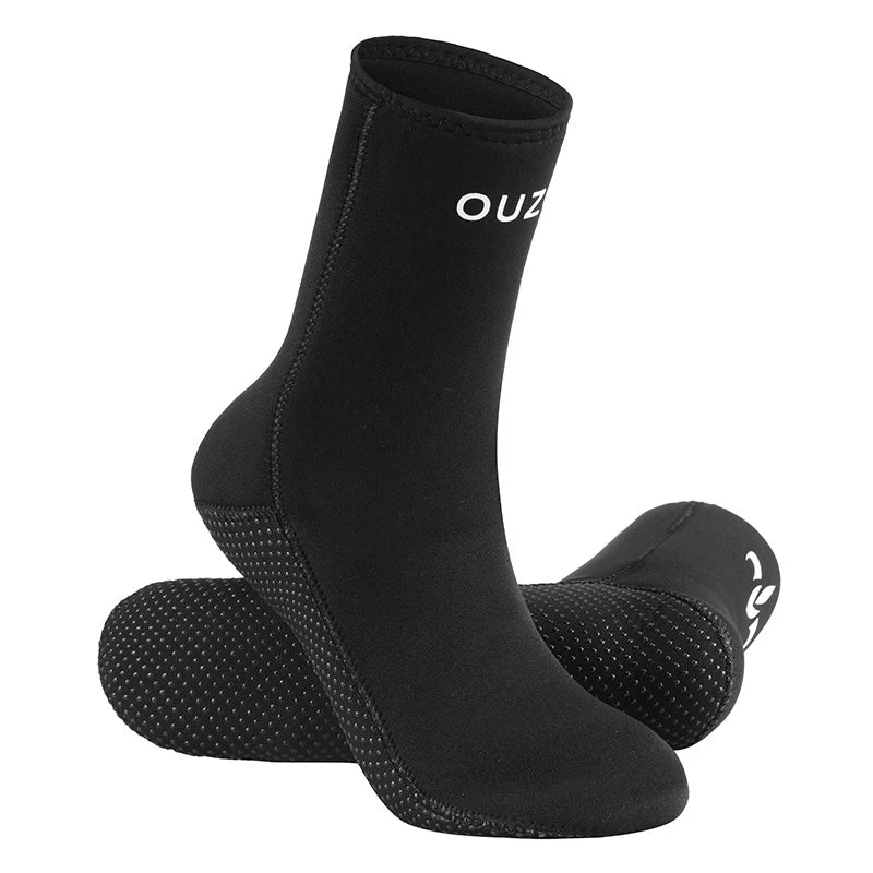 5mm Neoprene Diving Socks — Anti-Slip Surf & Beach Booties for Water Sports