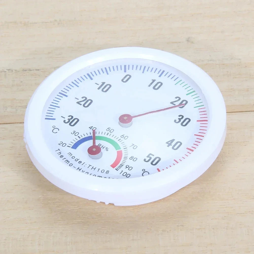 Mini Bell Shaped Humidity Watch Analog Hygrometer for Gardens Terraces -30 to 50 Celsius Degree Thermometer Hygrometer