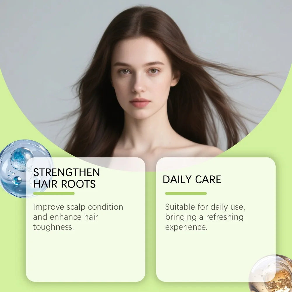 Anti-Hair Loss Scalp Care Roller Serum Kit Nourishes Roots Strengthens Hair Prevents Baldness Daily Care