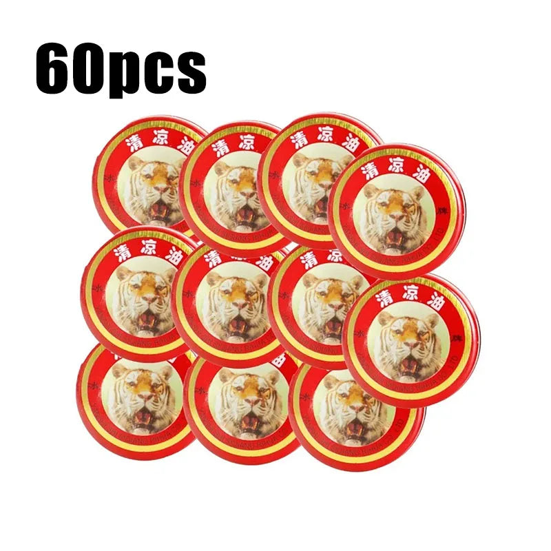 10/30/50/80PCS Tiger Essential Tigre Balm Plaster Tiger Essential Oils Mosquito Elimination Headache Cold Dizziness Solid Air