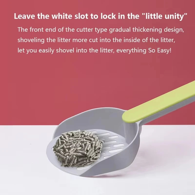 Long-Handle Plastic Cat Litter Scoop - Fast-Sifting Shovel – photo 4