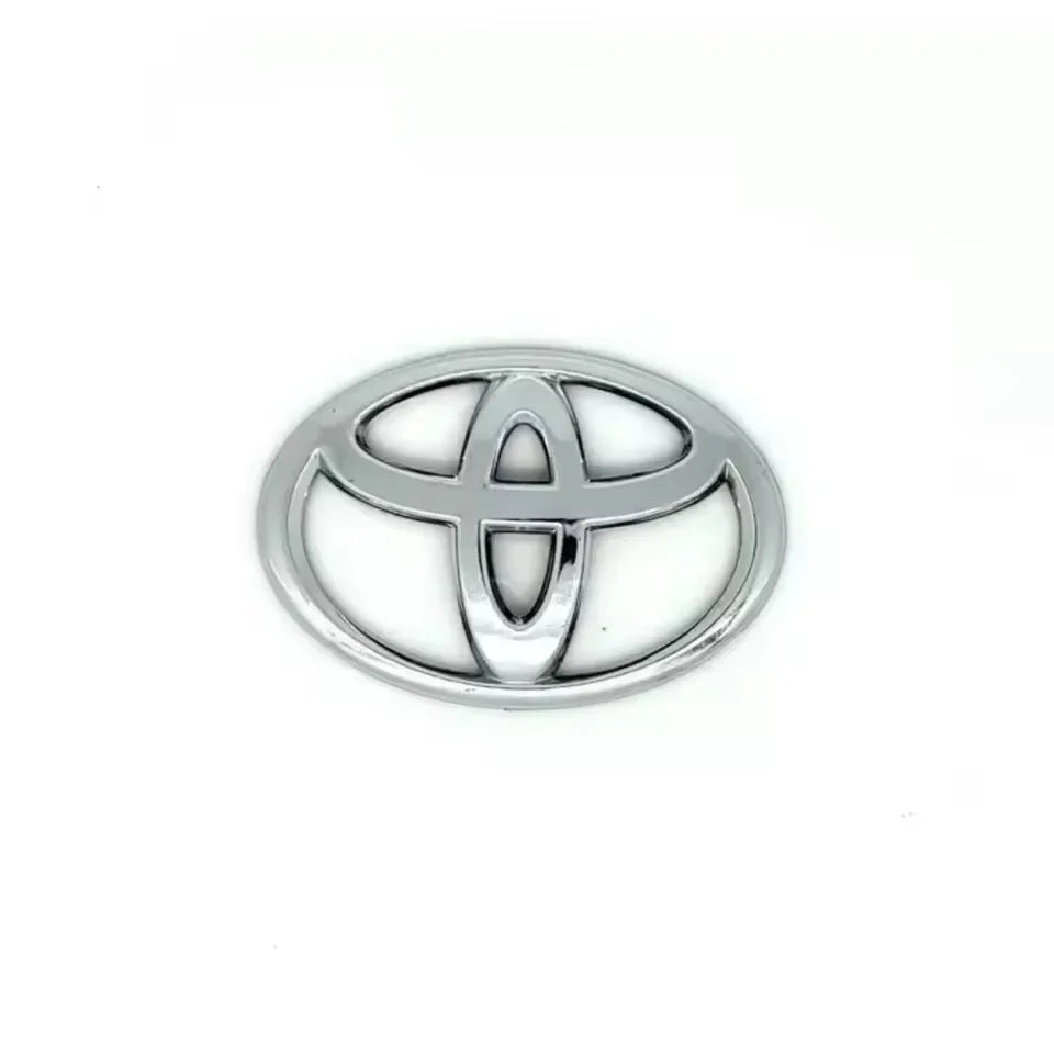 1PCS ABS Toyota Logo Car Emblem Steering Wheel Sticker For Toyota Hilux Prius Avensis Auris Verso Corolla Camry Auto Accessories