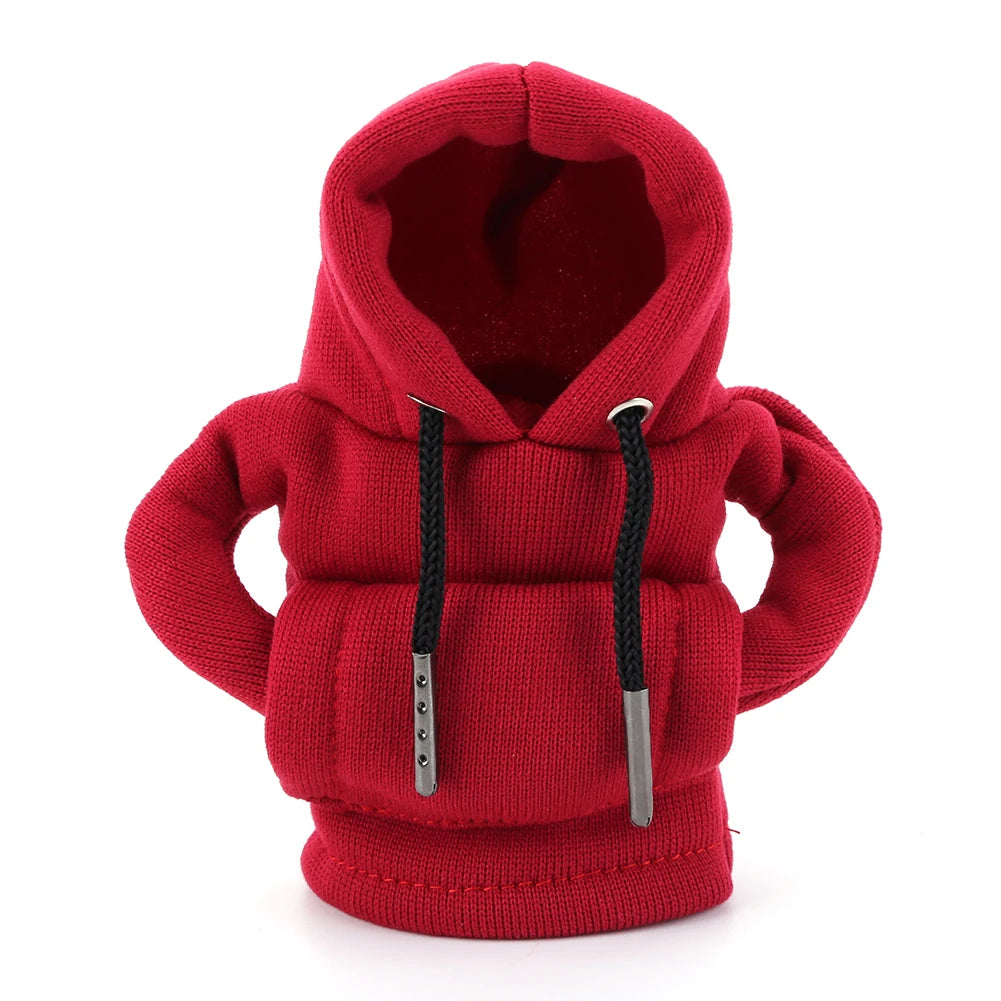 Hoodie Car Gear Shift Knob Cover Fashion Gearshift Handle Gear Lever Decorative Hoodie Sweatshirt Cover Auto Interior Accessorie