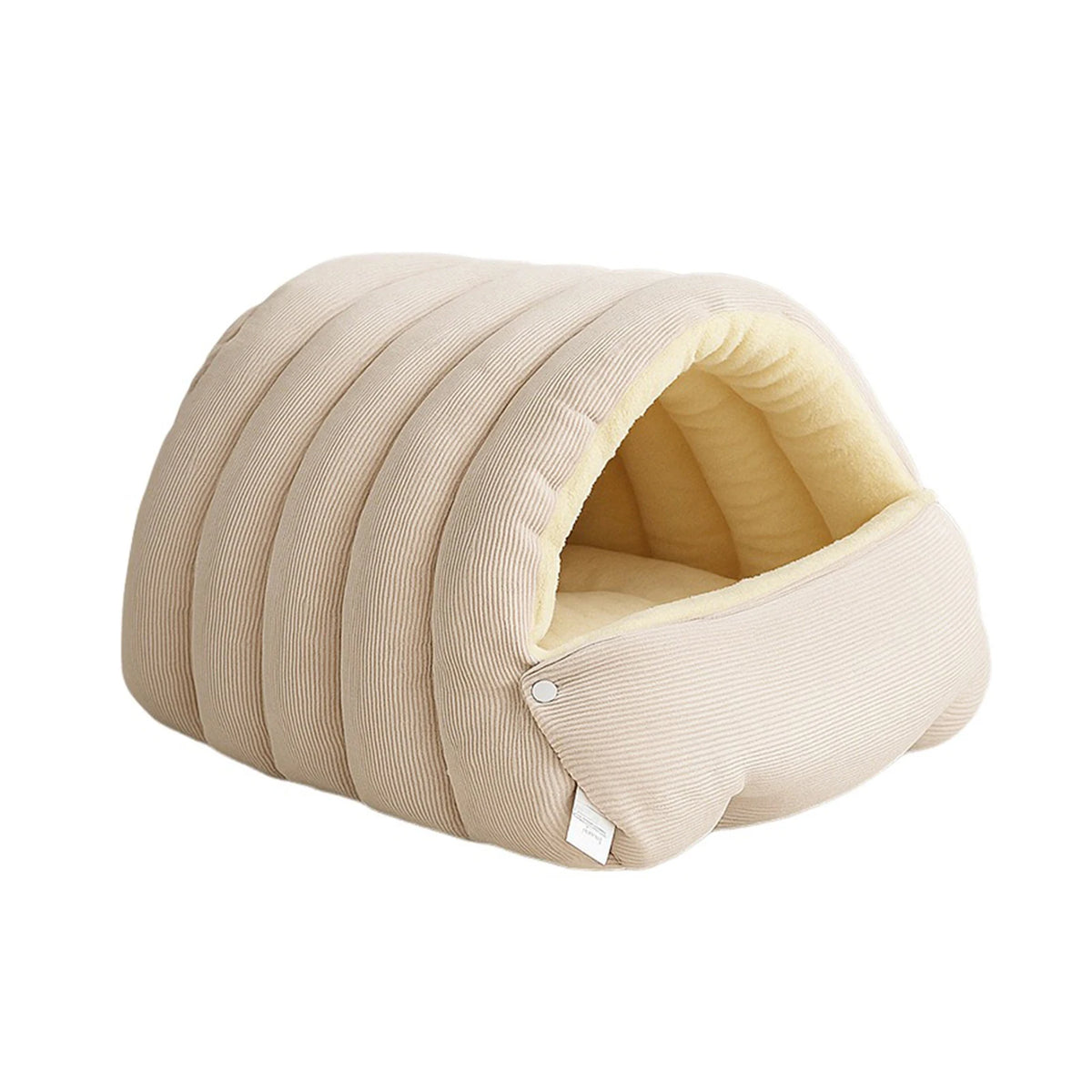 Winter Plush Cat Cave Bed - Thick Warm Kitten House - photo 10