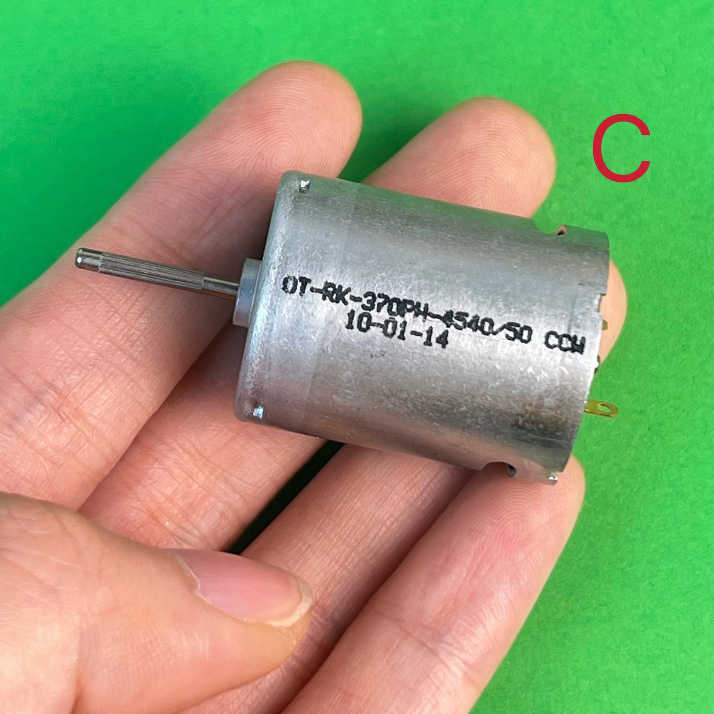 1PC Mini 24mm RK-370 Carbon Brush Motor DC 5V 6V 7.4V High Speed Small Engine For Toy Water Gun RC Car